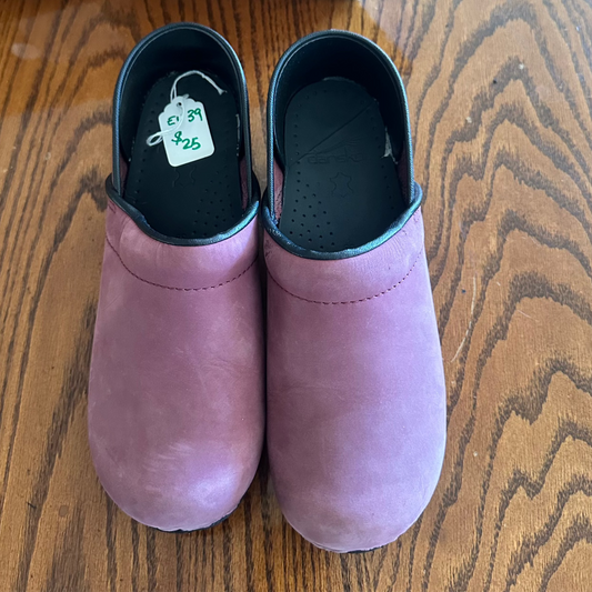 Women's Mauve Dankso Clogs Size EU 39
