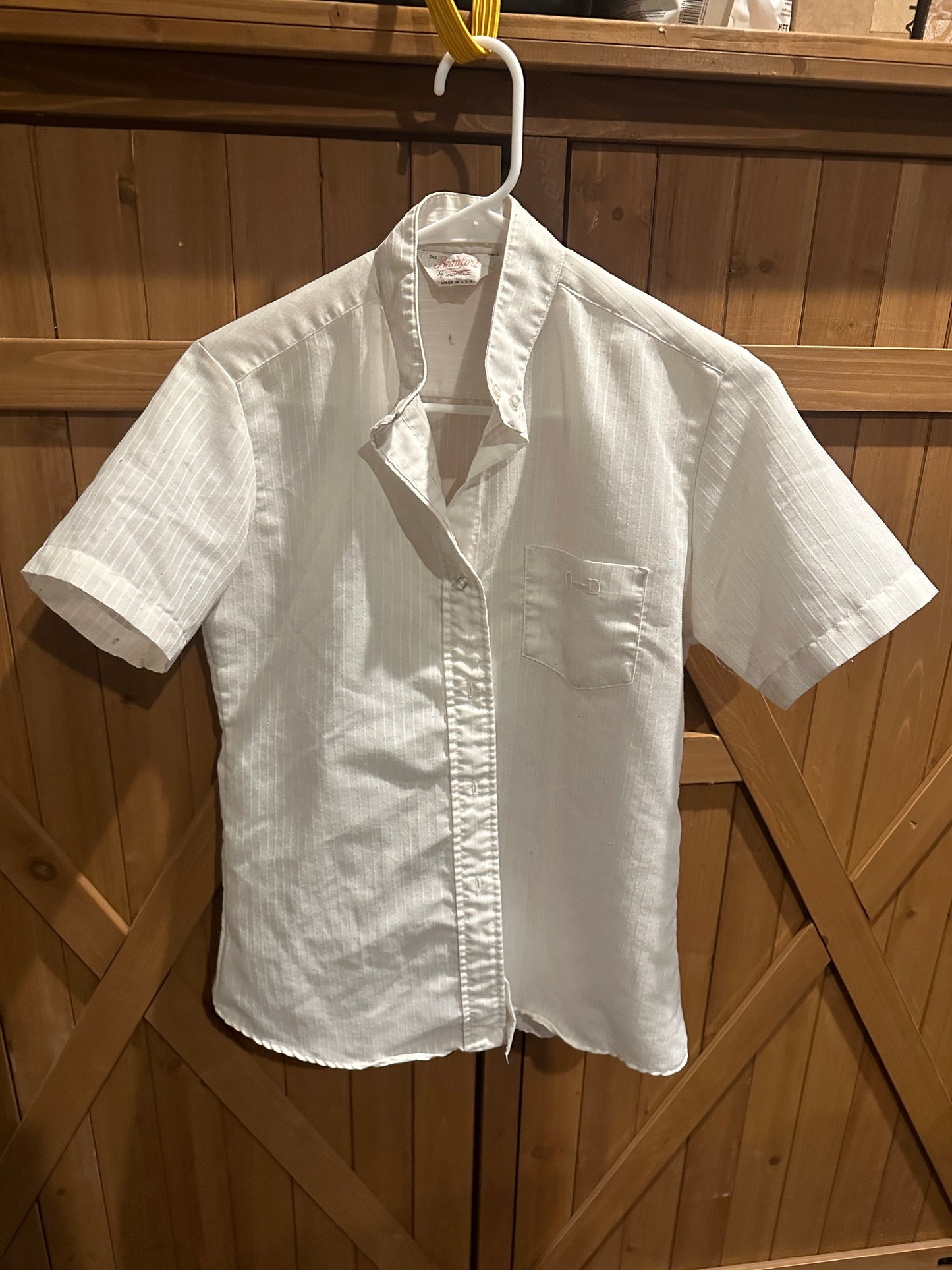 Beaufort show shirt pink stripe